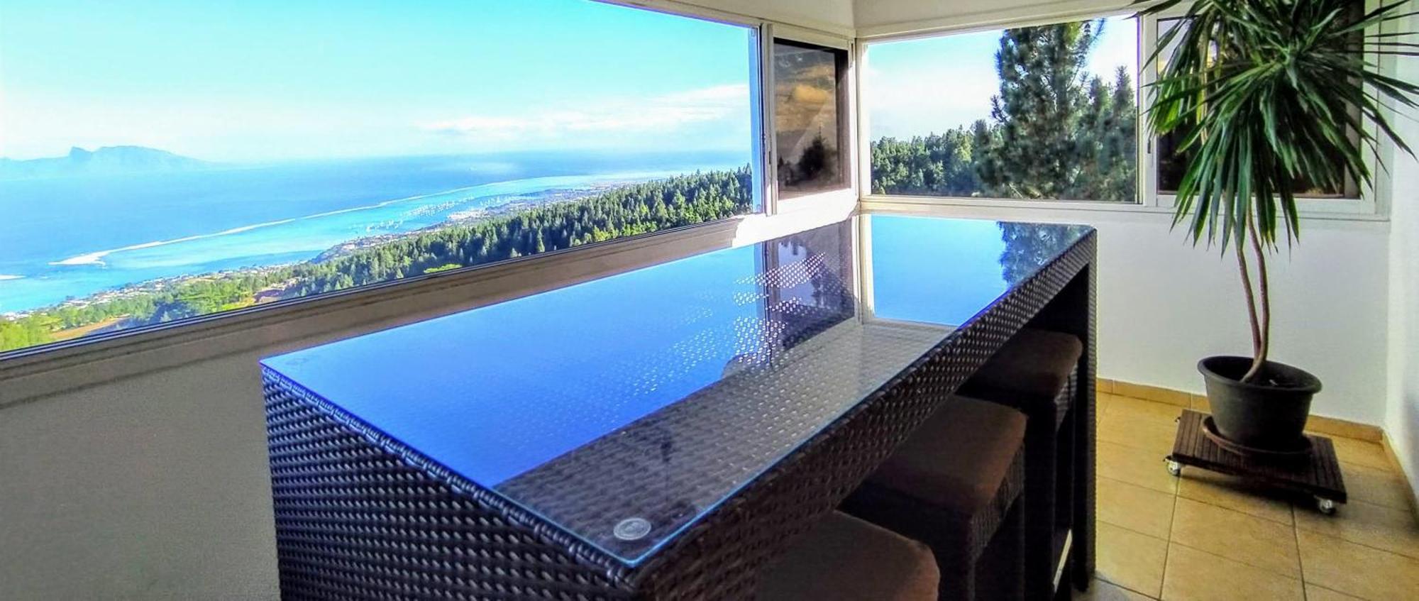 Belrose Place - Calme Et Vue Epoustouflante A Tahiti Punaauia  Exteriör bild
